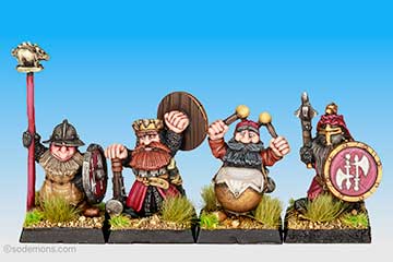 Imperial Dwarf Command - Twin Axes