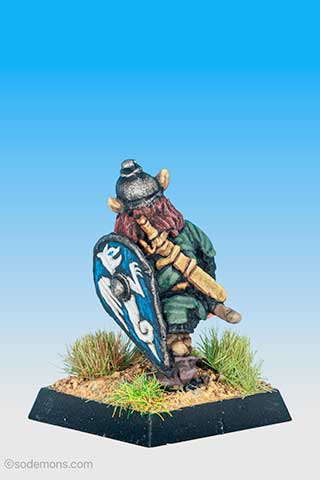 FTD1 Dwarf with Spear and Sword