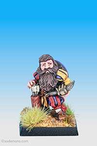 FTD17 Dwarf with Light Crossbow and Axe