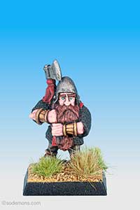 FTD19 Dwarf Champion with Two Handed Axe