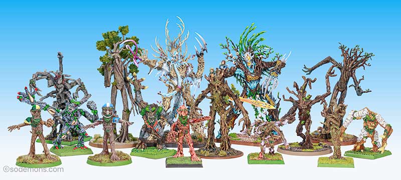 Citadel / Marauder Miniatures Ents & Treemen