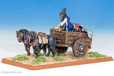 FAX1 Adventurer's Wagon Driven by a Wizard