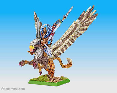 Eltharion riding Stormwing