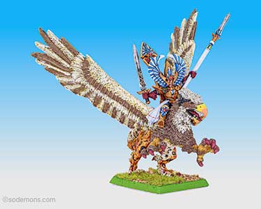 Eltharion riding Stormwing