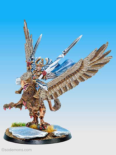 Eltharion riding Stormwing - unreleased variant