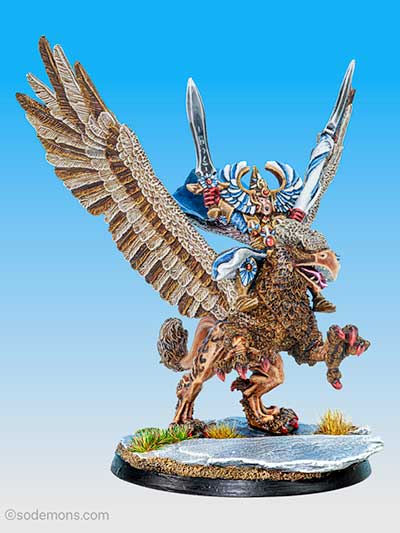 Eltharion riding Stormwing - unreleased variant