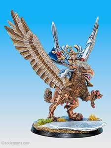 Eltharion riding Stormwing - unreleased variant