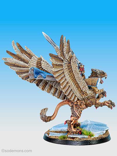 Eltharion riding Stormwing - unreleased variant