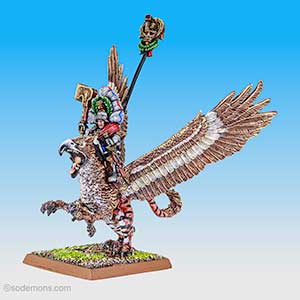 Karl Franz riding Deathclaw