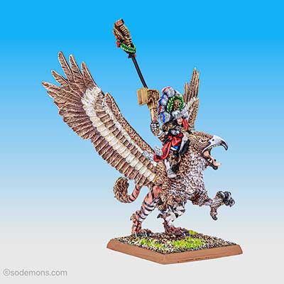 Karl Franz riding Deathclaw