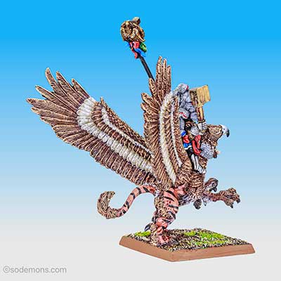 Karl Franz riding Deathclaw