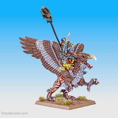 Karl Franz riding Deathclaw