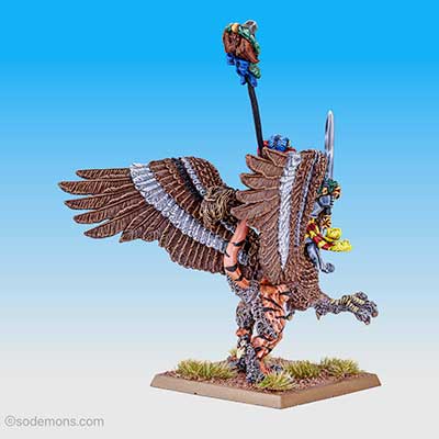 Karl Franz riding Deathclaw