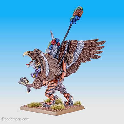 Karl Franz riding Deathclaw