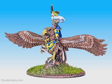 Warmaster Empire Hero on Griffon