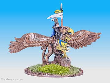 Warmaster Empire Hero on Griffon