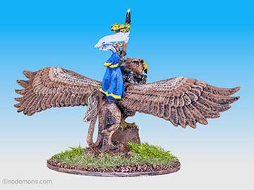 Warmaster Empire Hero on Griffon