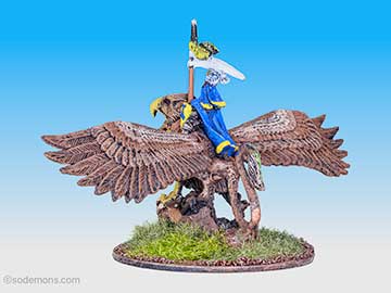 Warmaster Empire Hero on Griffon