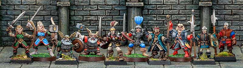 Advanced Heroquest - Characters and Prototypes