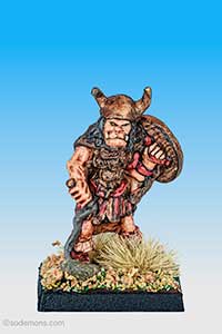 Chieftain with Whip & Shield