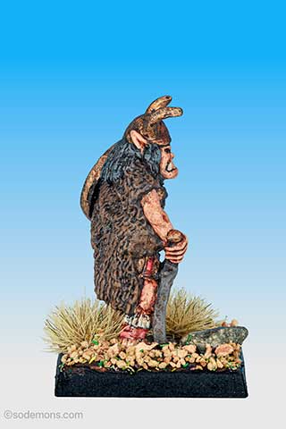 Chieftain with Whip & Shield