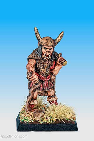 Chieftain with Whip & Sword