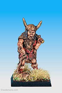 Chieftain with Whip & Sword