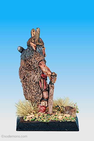 Chieftain with Whip & Sword