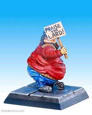 Fatty 3 with Placard