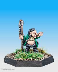 HL3 - Halfling with Flail and Sandwich