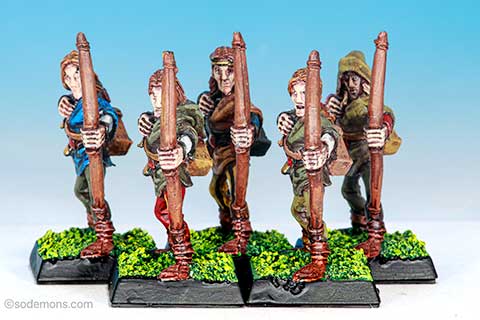 ME31v2 Wood Elf with Bows