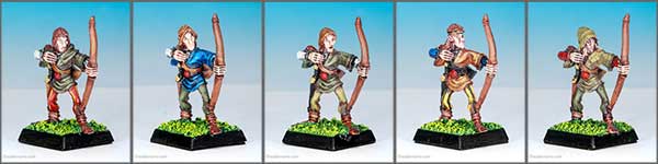 ME31v2 Wood Elf with Bows