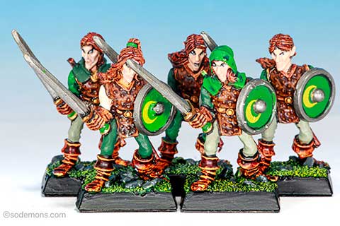 ME31v2 Wood Elves with Swords