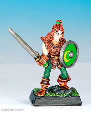 ME31v2 Wood Elf with Sword A