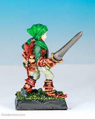 ME31v2 Wood Elf with Sword B