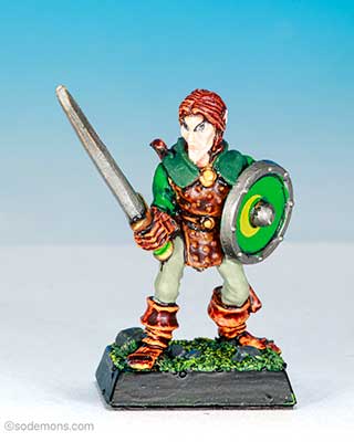 ME31v2 Wood Elf with Sword D