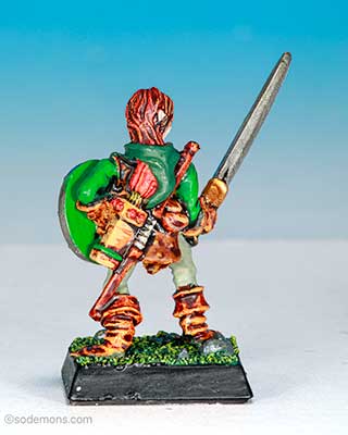 ME31v2 Wood Elf with Sword D