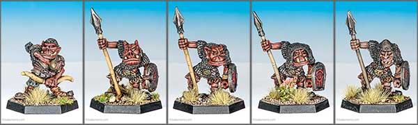 Later Orc1 Warriors based on the ME51v2  Orcs of the Red Eye