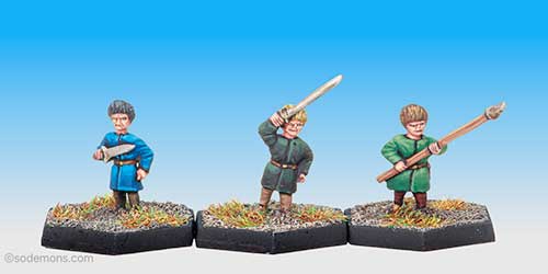 ME6 Strip of 3 Hobbits