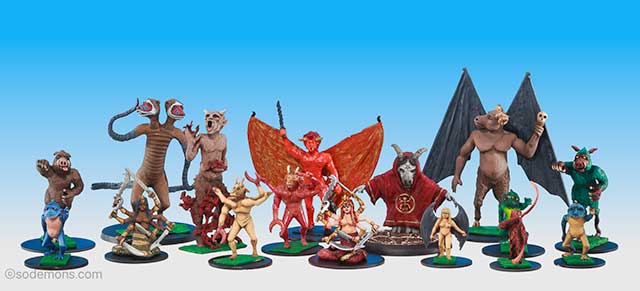 Minifigs D&D Demons (DD)