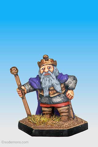 DWF11 - Dwarf King Holding Rod