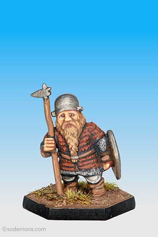  DWF14 - Dwarf Guard with Bec-de-Corbin
