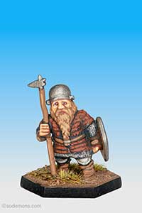  DWF14 - Dwarf Guard with Bec-de-Corbin