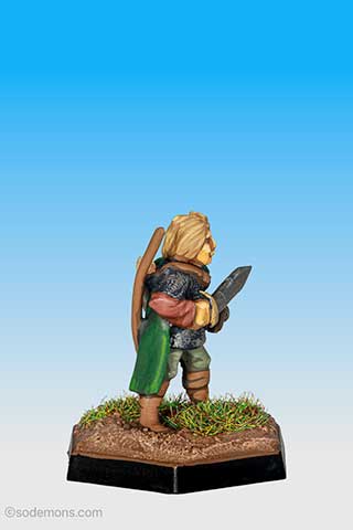 ELF9 Wood Elf with Short Spear