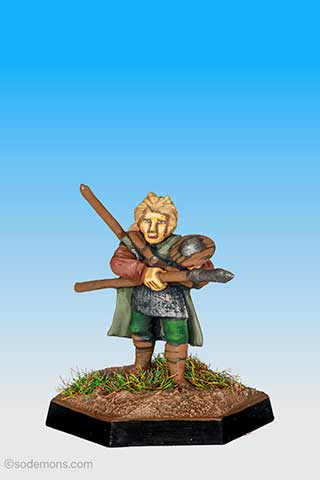 ELF10 Wood Elf with Short Spear