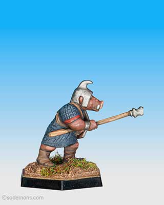 ORC3 Orc with Kris-Bladed Spear