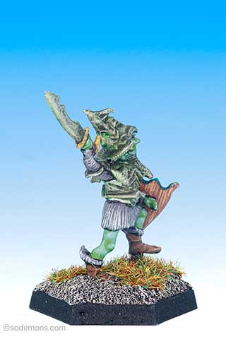 ARE1 High Elf Attacking with Sword