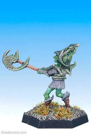 ARE7 High Elf with Double Handed Axe