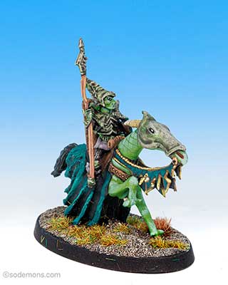 AREC1 High Elf Rider with Spear