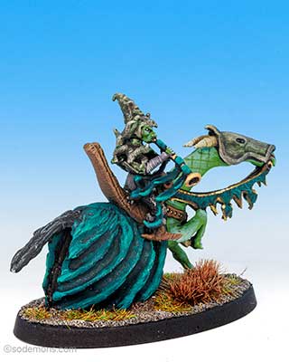 AREC5 High Elf Rider with Trumpet